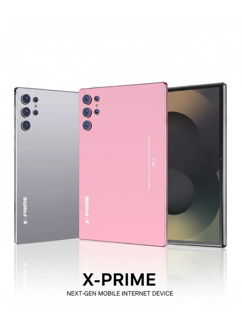 X - Prime تابلت س25 ألترا بلس الذكي | أندرويد 15 | تابلت أنيق | شاشة AMOLED بحجم 10.1 إنش | 16 جيجابايت + 1 تيرابايت | 5G + واي فاي | شريحة مزدوجة | رائع للأفلام والألعاب والمهام المتعددة | ذهبي - Image 3